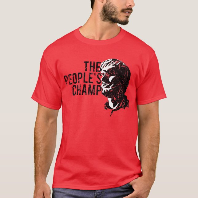 CAMISETA EL ROJO DEL CAMPEÓN DE LA GENTE (Anverso)