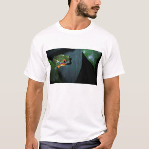 Camiseta El rojo observa la sentada de la rana
