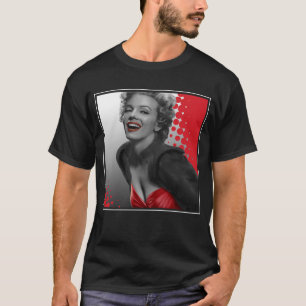 Camiseta El rojo puntea a Marilyn