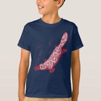 Camiseta El rojo rico de Platypus coloreado embroma la