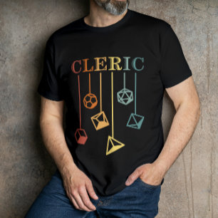 Camiseta El rol de la mazmorra del clérigo Fantasy