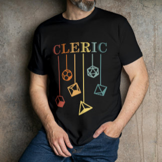 Camiseta El rol de la mazmorra del clérigo Fantasy