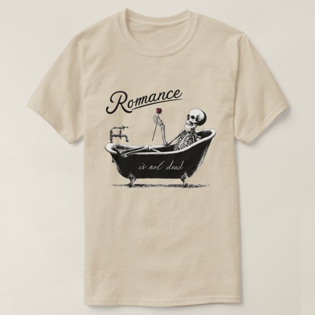 Camiseta El romance no está muerto (Diseño del anverso)