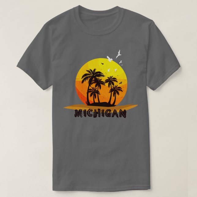 Camiseta El romance y la felicidad de Michigan (Diseño del anverso)