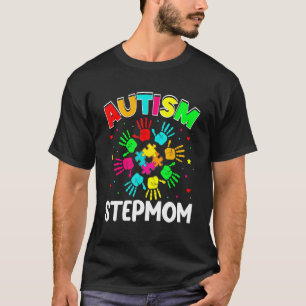 Camiseta El rompecabezas de la madrastra autista apoya el a