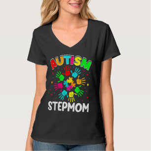 Camiseta El rompecabezas de la madrastra autista apoya el a