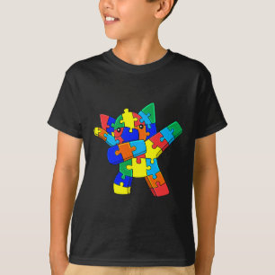 Camiseta El rompecabezas de los elefantes sobre el tabaco E