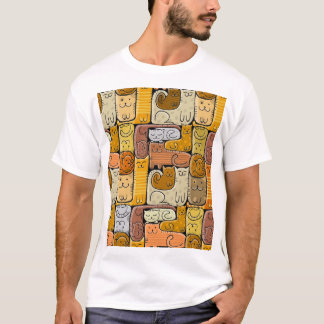 Camiseta El rompecabezas de los gatos graciosos no tiene pr