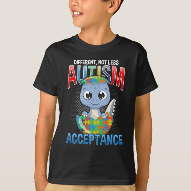 Camiseta El rompecabezas del autismo cuece al niño autista  (Anverso)