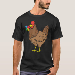 Camiseta El rompecabezas del pollito Autismo Concienciación