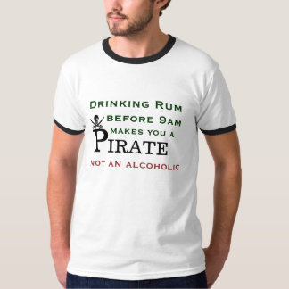 Camiseta El ron de consumición le hace a un pirata