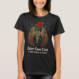 Camiseta El Rosa De Skeleton Gothic Era Nev