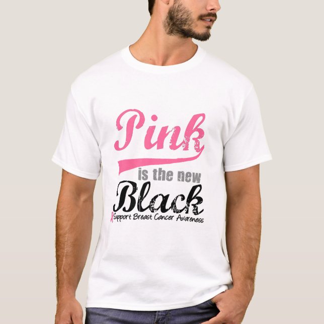 Camiseta El rosa es el nuevo negro (Anverso)