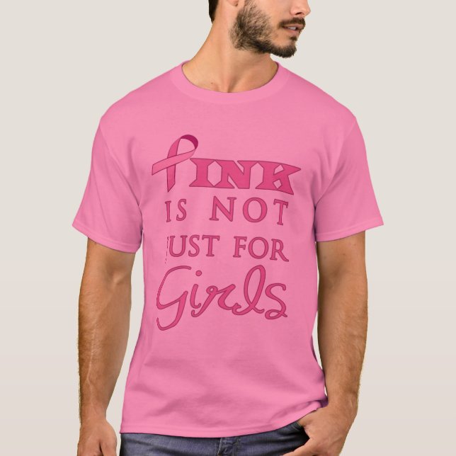 Camiseta El rosa no está apenas para los chicas (Anverso)
