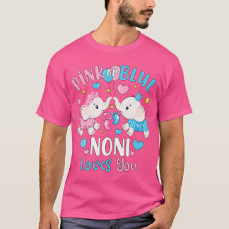 Camiseta El Rosa O Azul Noni Te Ama El Elefante Revelador D