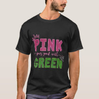 El rosa va bien con el verde