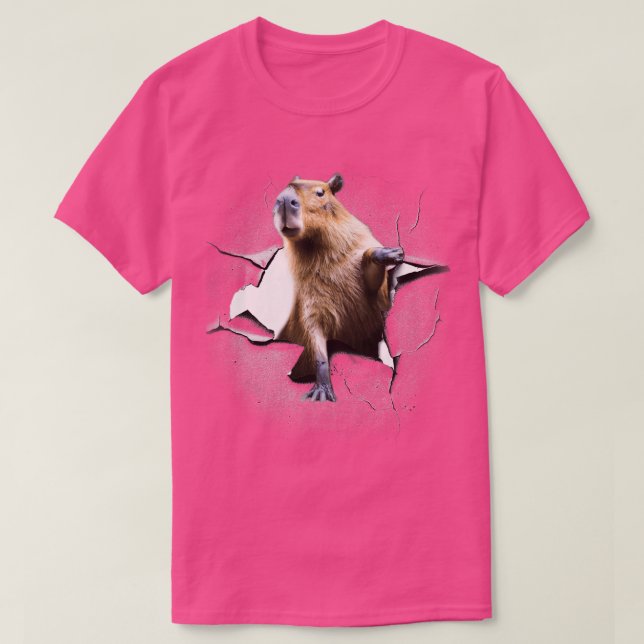 Camiseta El rostro de Capybara (Diseño del anverso)