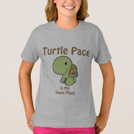 Camiseta El rostro de la tortuga es mi lugar feliz