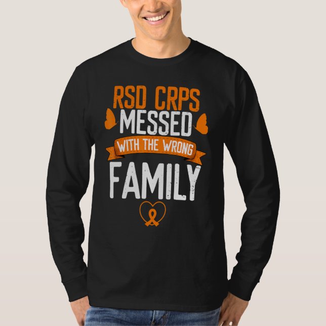 Camiseta El RSD CRPS falló en el Naranja de familia equivoc (Anverso)