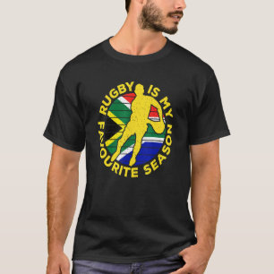Camiseta El rugby es mi deporte favorito en Sudáfrica