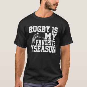 Camiseta El rugby es mi temporada favorita