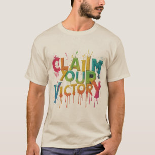 Camiseta El rugido del arcoiris: Reclama tu victoria en col