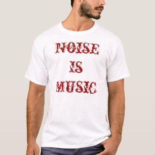 Camiseta El ruido es rojo de la música