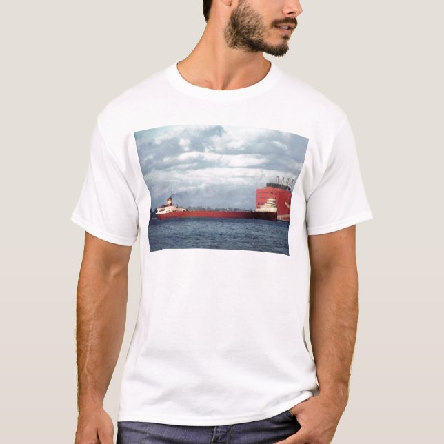 Camiseta El S.S. legendario Edmund Fitzgerald (Anverso)
