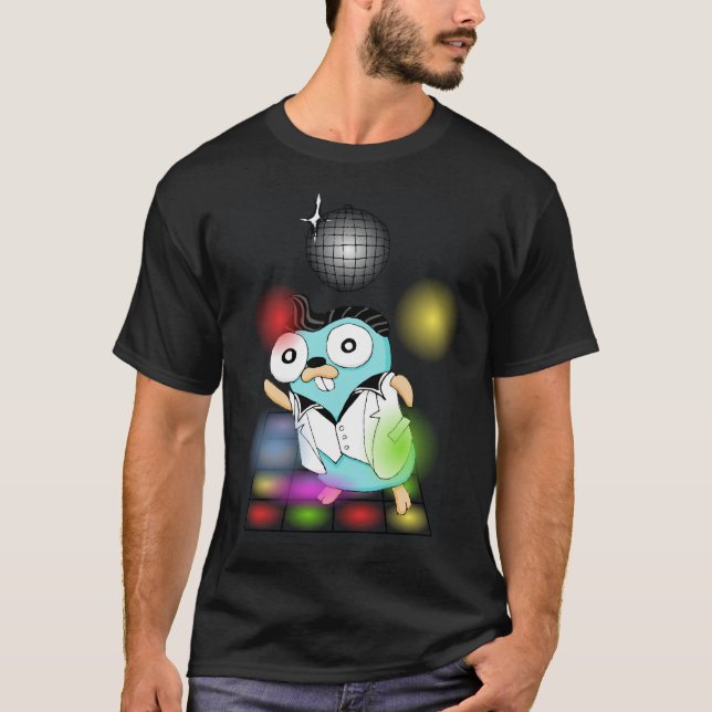 Camiseta El sábado por la noche fiebre, Gopher del disco (Anverso)