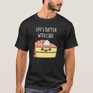 Camiseta El sabor de la vida con el pastelillo gracioso pas