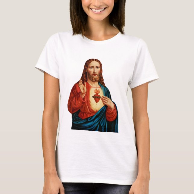 Camiseta El Sagrado Corazón de Jesús (Anverso)