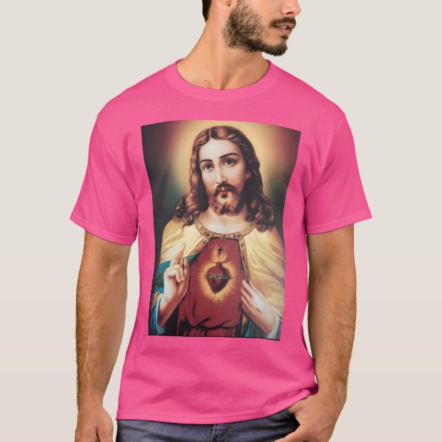 Camiseta El Sagrado Corazón De Jesús (Anverso)