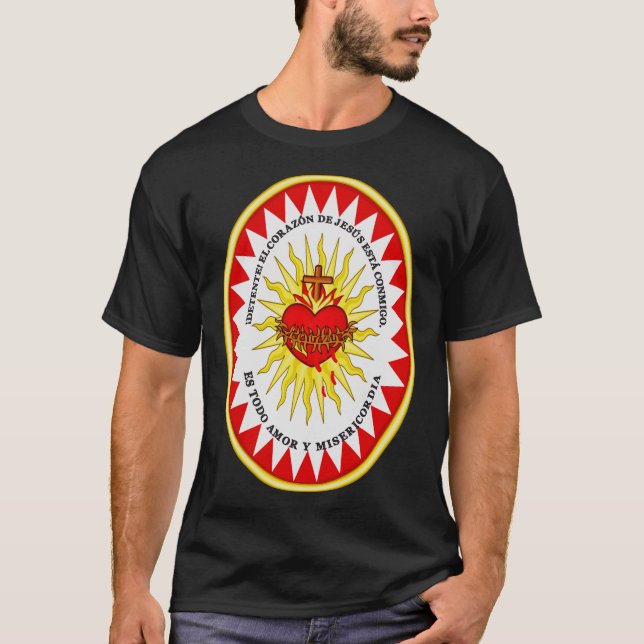 Camiseta El Sagrado Corazón de Jesús (Anverso)