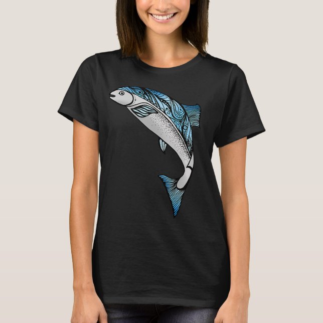 Camiseta El salmón del conocimiento (Anverso)