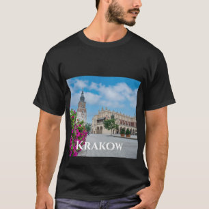 Camiseta El salón de ropa en la plaza principal de Cracovia