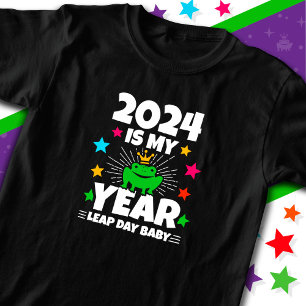 Camiseta El Salto Del Día 2024 Es Mi Año 29 Feb. Cumpleaños