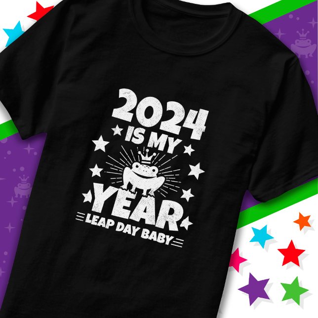 Camiseta El Salto Del Día 2024 Es Mi Año 29 Feb. Cumpleaños (Subido por el creador)