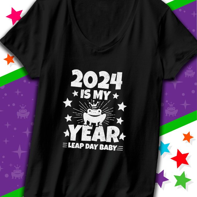 Camiseta El Salto Del Día 2024 Es Mi Año 29 Feb. Cumpleaños (Subido por el creador)