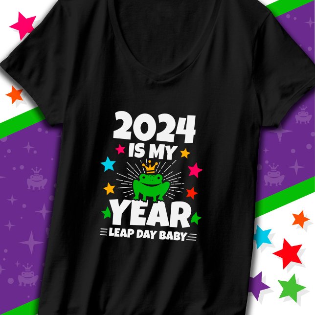 Camiseta El Salto Del Día 2024 Es Mi Año 29 Feb. Cumpleaños (Subido por el creador)