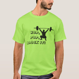 Camiseta ¡El salto, estallido, y lo cierra!