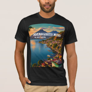 Camiseta El Salvador: Afiche de la cosecha del lago Coatepe