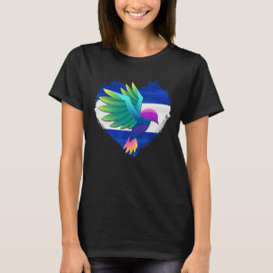 Camiseta El Salvador Chica salvadoreña mujer salvadoreña fl