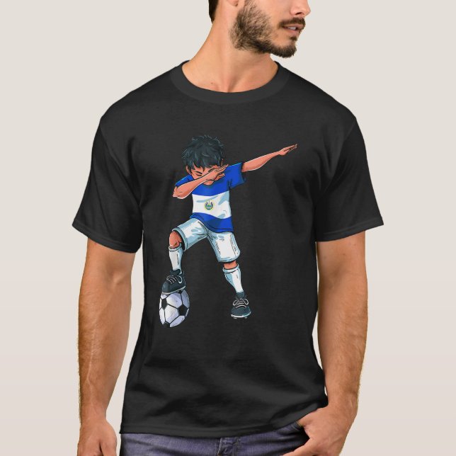 Camiseta El Salvador: El fútbol salvadoreño (Anverso)