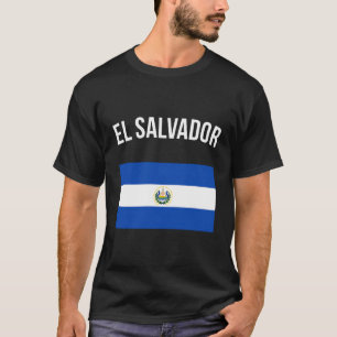Camiseta El Salvador Hoodie La Bandera Salvadoreña Gigante
