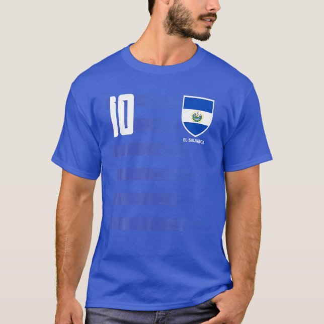 Camiseta El Salvador La Selecta Futtbool Soccer (Anverso)