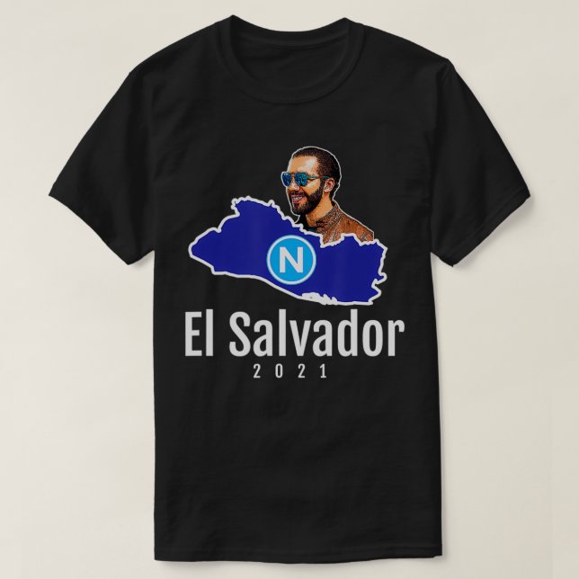 Camiseta El Salvador, Nayib Bukele, Nuevas Ideas 2021  (Diseño del anverso)