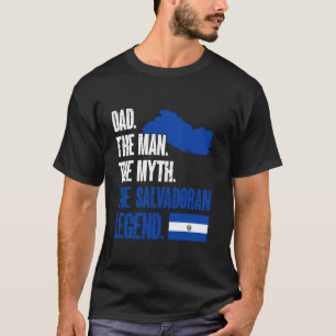 Camiseta El Salvador Papá Leyenda Salvadoreña El Salvador F