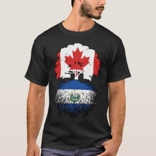 Camiseta El Salvador Raíces de árbol canadiense salvadoreño