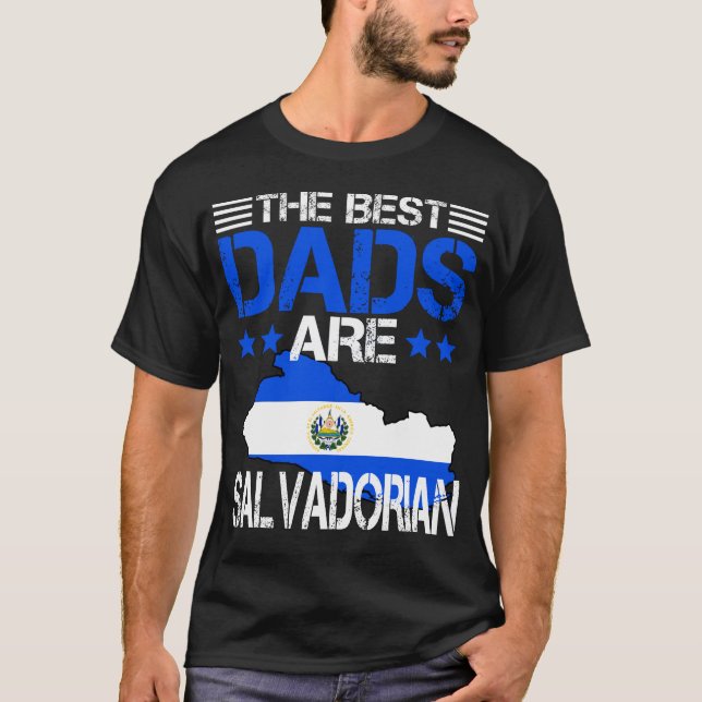 Camiseta El Salvador Regalo del Día del Padre Salvadoreño (Anverso)