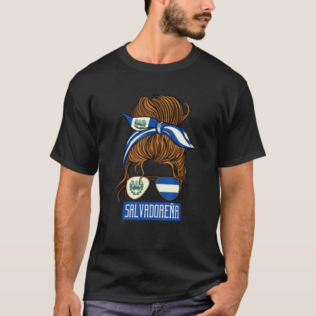 Camiseta El Salvador Salvadoreña (Anverso)